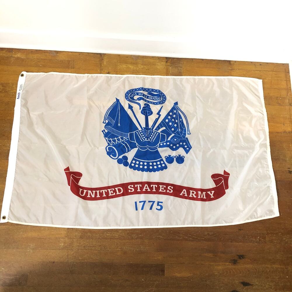 United‎ States Army 1775 This We'll Defend Flag Nylon Annin Made USA 3'x5'
